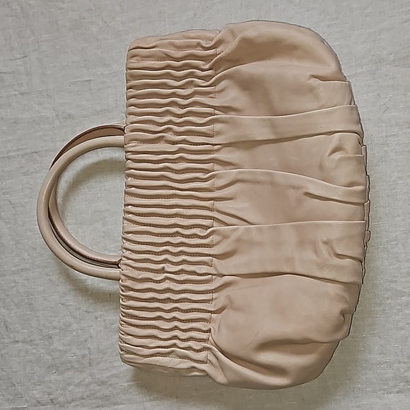 Prada nappa drapes lambskin handle tote bag - Picture 9 of 17